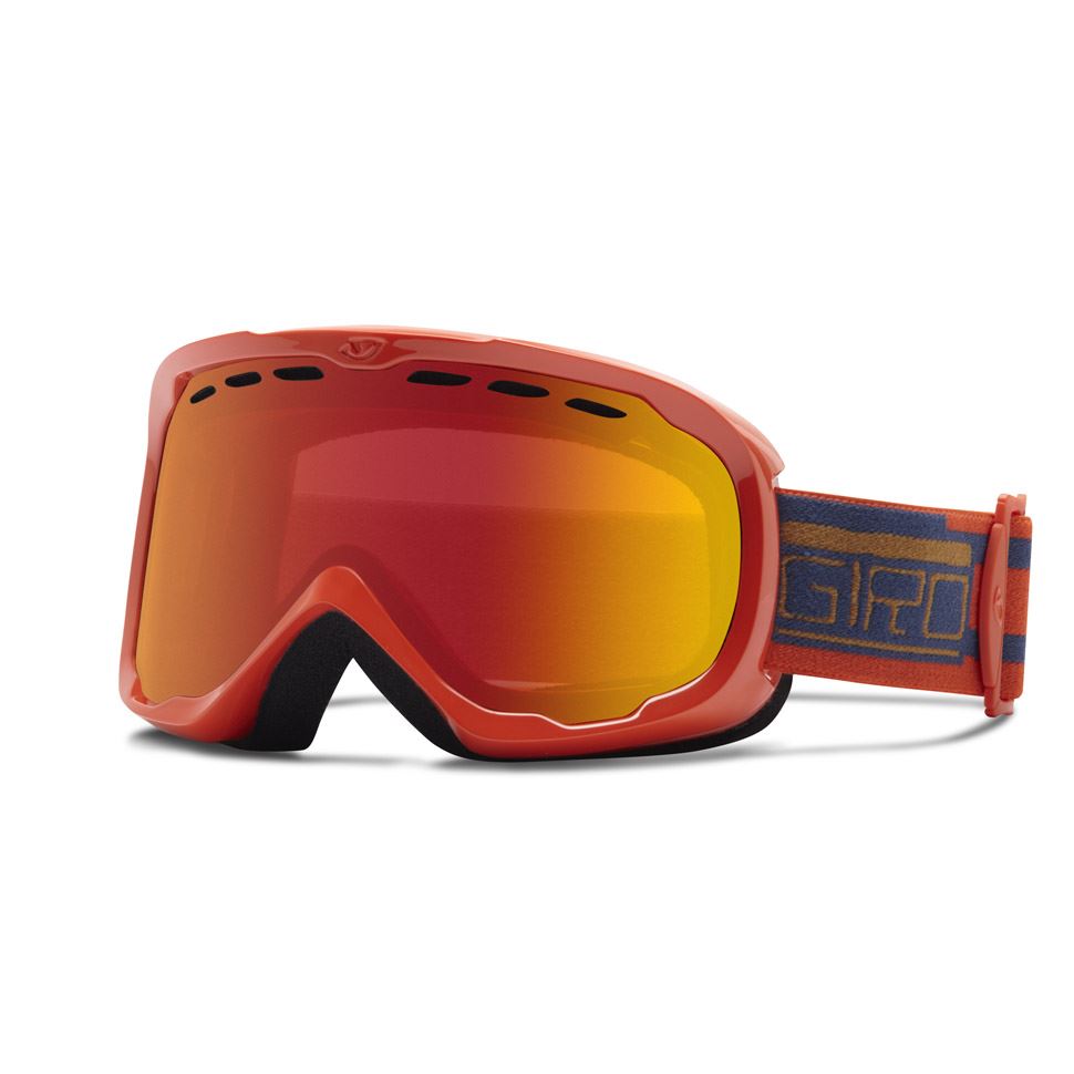 giro focus goggles Giro FOCUS Snow Goggle (RED SOLO Frame, AMBER SCARLET Lens)